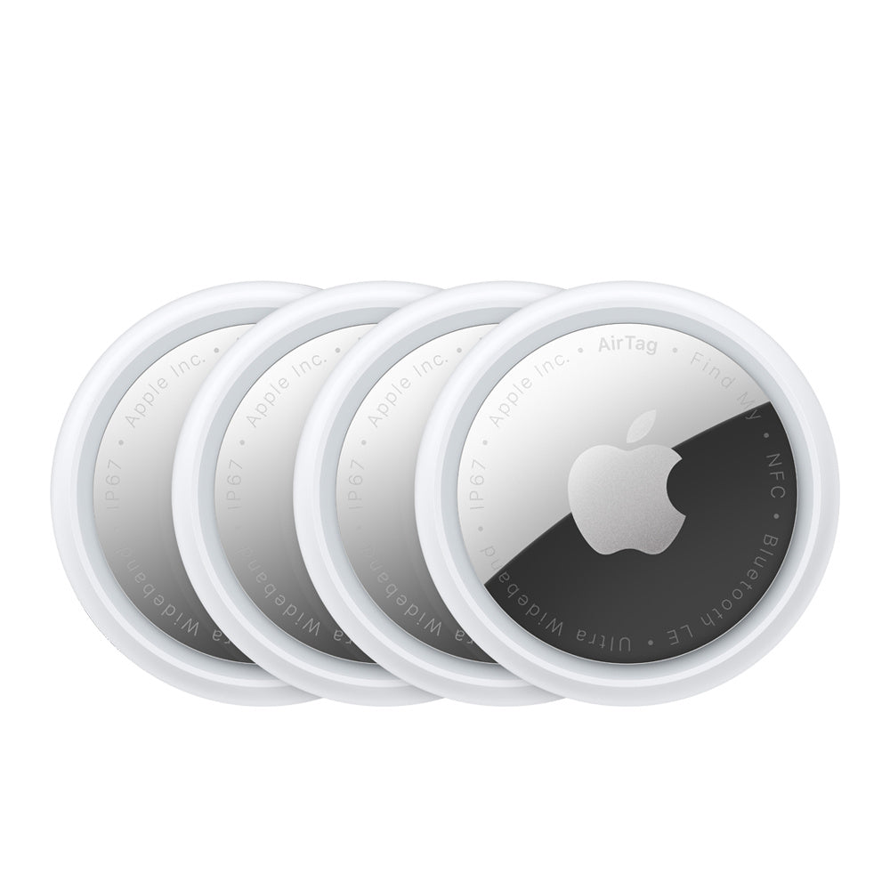 Apple AirTag 4 Pack packaging and units