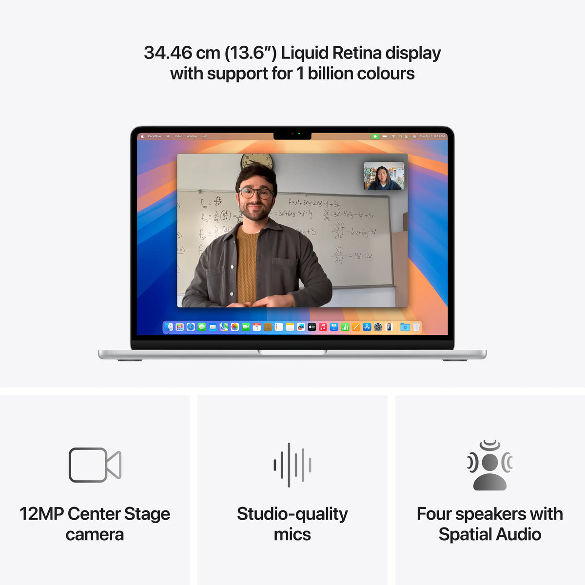 13-inch MacBook Air: Apple M4 chip with 10-core CPU and 10-core GPU.