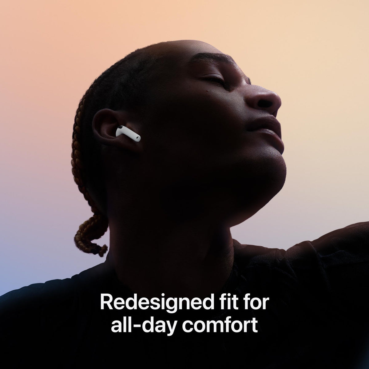 AirPods 4 with Active Noise Cancellation.