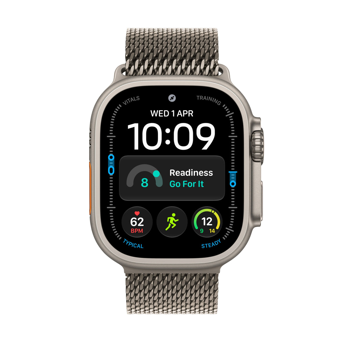 Apple Watch Ultra 4 with Titanium Milanese Loop